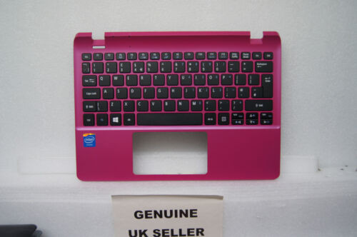 Tested Acer Aspire E3-111 V3-111P Upper Cover Palmrest Uk Keyboard Pink (Sl)