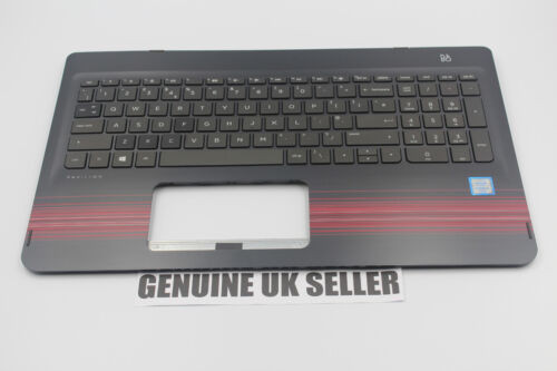 Black & Red I3 Hp Pavilion X360 15-Bk152Sa Palmrest Base Cover Uk Keyboard (Bc)