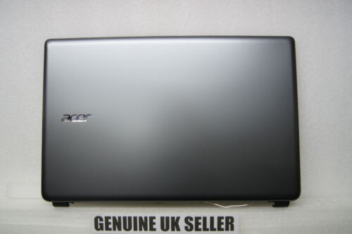 Acer Aspire E1-572P Laptop Rear Screen Lid Casing Cover & Hinges - Silver (Sd420