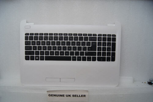 White Hp Pavilion 15-Ac Palmrest Middle Cover Uk Keyboard Touchpad Ap1Em000342