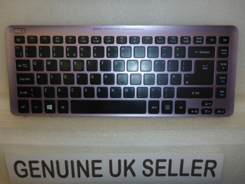 Rare Genuine Acer Aspire V5-431-887B4G50Mauu Keyboard Nsk-R2Hbw 0U Uk Backlit