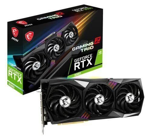 Msi Geforce Rtx 3080 Gaming Z Trio 12G Lhr Graphics Board Vd7960