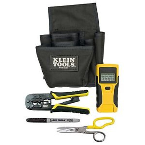 KLEIN TOOLS VDV026-812 MODULAR INSTALLATION AND TEST KIT W/ FREE RJ45 PLUGS