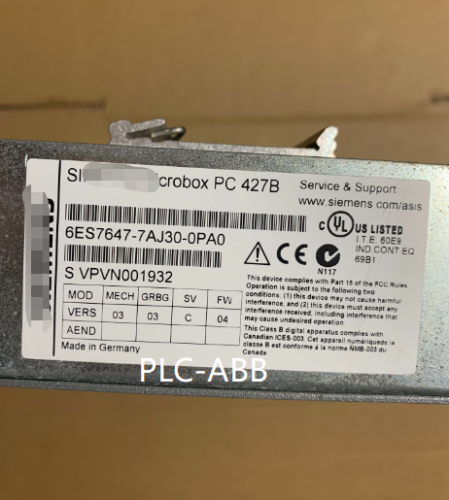 1Pc Used 6Es7647-7Aj30-0Pa0
