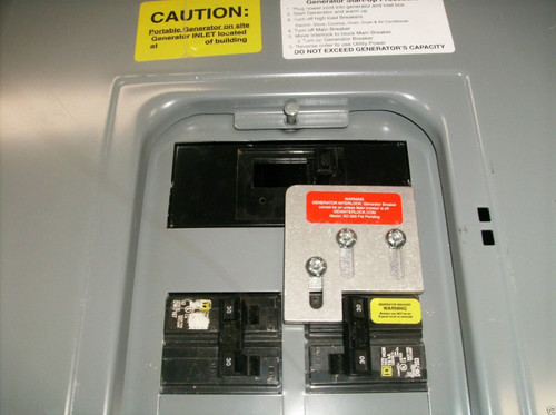 Fac-Hom200I  Square D Homeline Indoor Generator Interlock Kit 200 Amp Listed