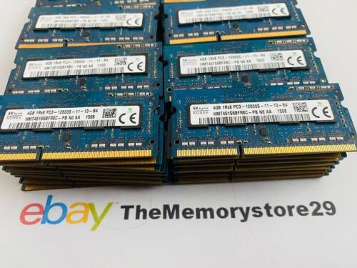 500 X 4Gb Ddr3 Pc3-12800 1600Mhz Memory Laptop Ram Sodimm 1.5V 204 Pin