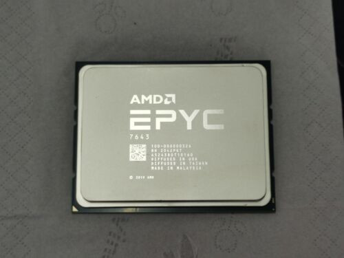 Amd Epyc 7643 Milan 2.3Ghz 48 Cores 96 Ths Socket Sp3 Cpu Processor