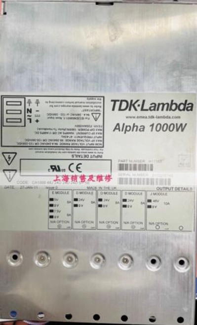 1 Pc Used Good Tdk-Lambda Alpha 1000W H17163   Fg