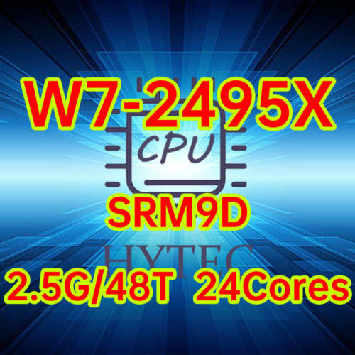 Intel Xeon W7-2495X Srm9D 2.5Ghz 24C 48T 45Mb 225W-270W Lga-4677 Cpu Processor