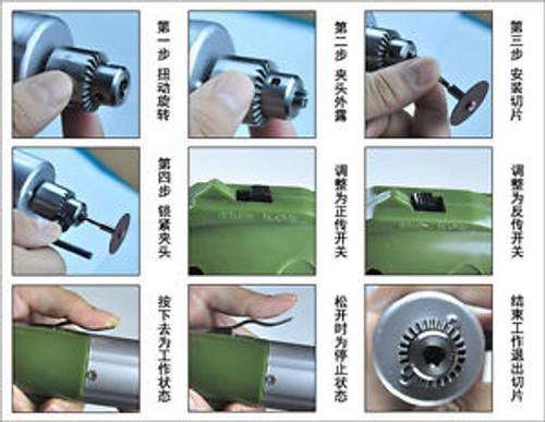 220V Drill Saws Grinder Cutting Sharpening Polishing Wax wrench GRINDER Carving
