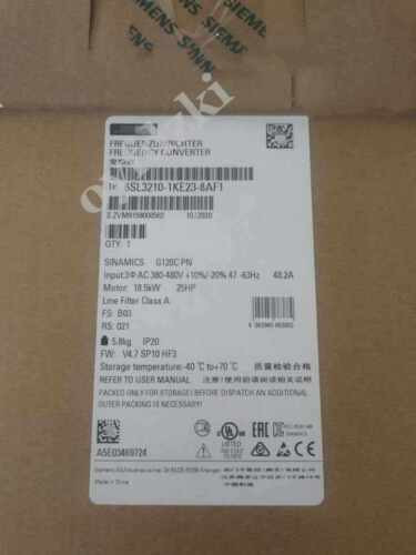 1Pcs New 6Sl3210-1Ke23-8Af1 G120C 18.5Kw 380V