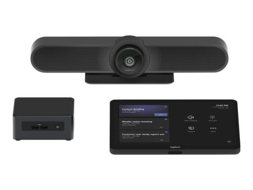 Logitech Small Room With Tap + Meetup + Intel Nuc For Microsoft Tapmupmstint-