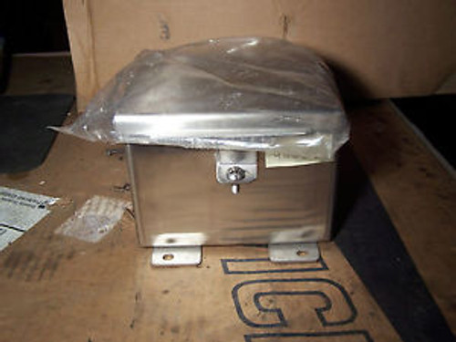 NEW HAMMOND STAINLESS STEEL ELECTRICAL ENCLOSURE 1414N4SSE SIZE 6 X 6 X 4