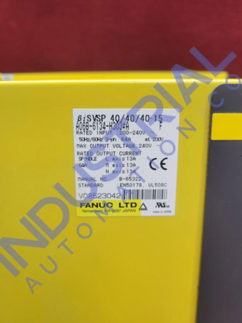 Refurbished Fanuc A06B-6134-H303#A Next Day Air Available