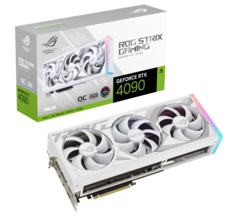 Asus Nvidia Geforce Rog-Strix-Rtx4090-O24G-White Rtx 4090 24Gb Gddr6X White Oc E