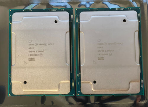 2Each-Intel Xeon Gold 6248 Qs 20-Core 2.50Ghz 27.5Mb 150W Lga-3647 Cpu Processor