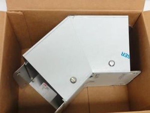 138278 New In Box, Hoffman CTS66EFC45SS 45 deg Elbow Front Cover Sloped Stainles
