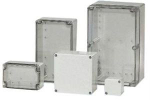 No. 39C8379 Fibox Pc 122008 Enclosure Din Rail Polycarbonate Gray