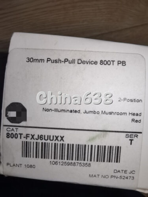 One New 800T-Fxj6Uuxx Red Push Button Switch