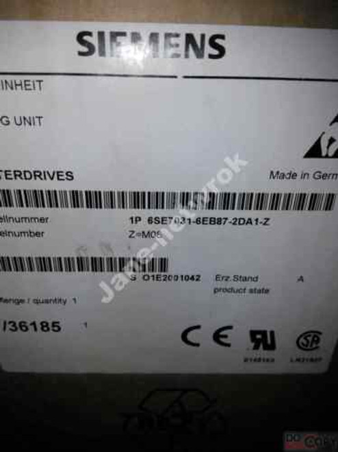 1Pc New  6Se7031-6Eb87-2Da1-Z