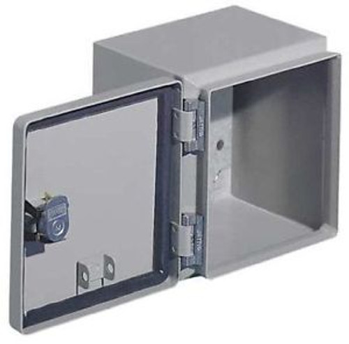 Rittal 8018121 Light Grey 16 Gauge Steel Hinge Cover Junction Box Enclosure  4