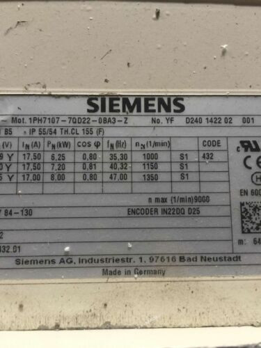 1Pcs Used Working 1Ph7107-7Qd22-0Ba3-Z