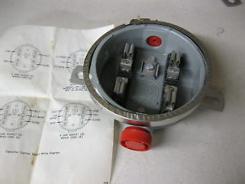 Fisher Pierce 2101AFA Electric Power Meter Socket Wiring Base 4 jaw 100A 600V