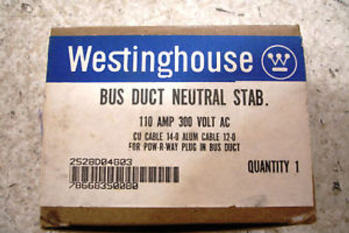 Westinghouse Buss Plug Neutral Stab kit for Pow-R-Way