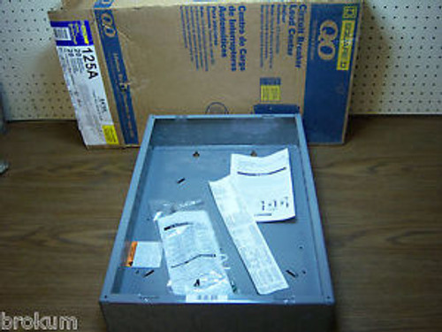 NEW SQUARE D QO120L125G LOAD CENTER 120/240V 125A 20 SPACES OPEN BOX INCOMPLETE