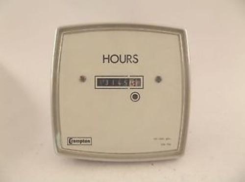 CROMPTON 120V HOURS PANEL METER 156A-PNZH