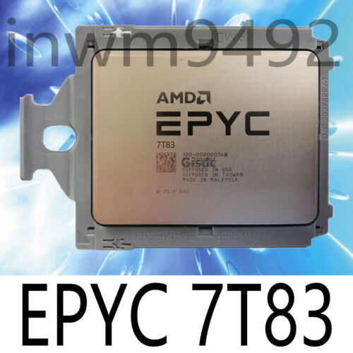 Amd Epyc Milan 7T83 Official Version 64 Core 128 Ths 2.45Ghz Cpu Processor