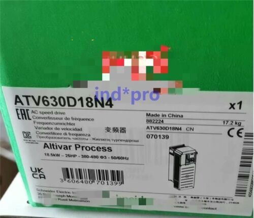 1Pc New Atv630D18N4 18.5Kw Frequency Converter Original