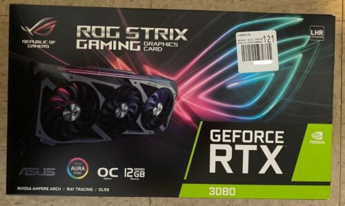 Asus Rog Strix Geforce Rtx 3080 Oc Edition 12Gb (Black)