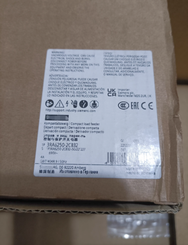 1 Pc New  3Ra6250-2Cb32