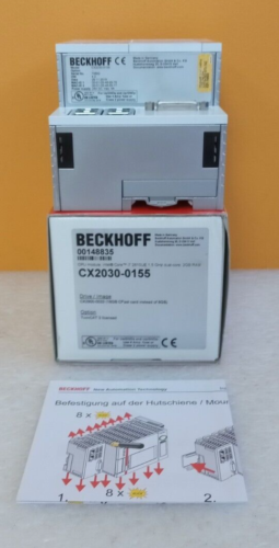 Beckhoff Cx2030-0155 Intel Core I7-2610Ue 1.5 Ghz, 2 Gb Ram, Cpu Module. New!