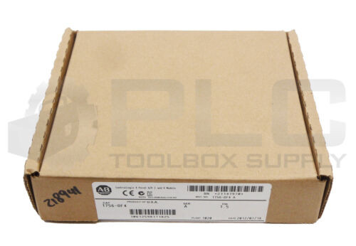 Sealed New Allen Bradley 1756-Of4 /A Controllogix 1756-0F4 Ups Red Av