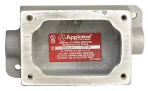 APPLETON ELECTRIC EDSC371-SA Mounting Body,1Gang,1In,Feed-Thru,Alum G5998526