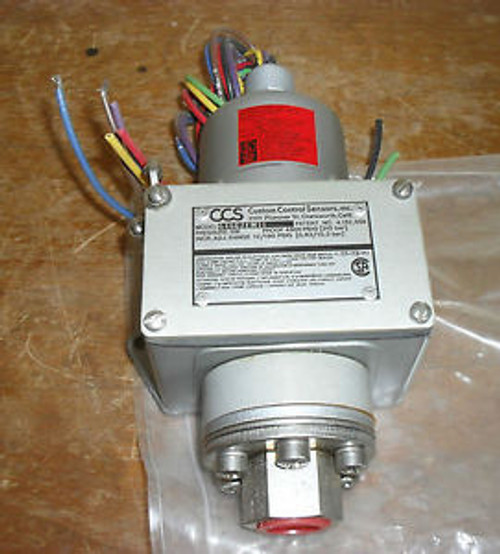 CCS DUAL SNAP PRESSURE SWITCH 750 PSIG RANGE 1.4-18 PSIG 646GZEM1