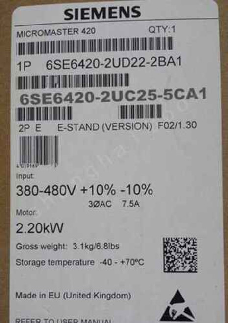 1Pcs New 6Se6420-2Uc25-5Ca1