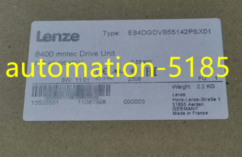 1Pc Lenze E84Dgdvb55142Psx01 Inverter New