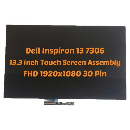 Fhd 13.3" For Dell Inspiron 13 7306 P124G P124G002 Lcd Touch Screen Assembly