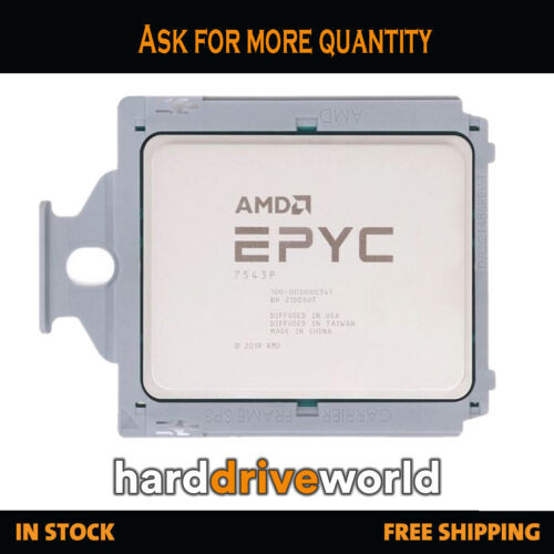 100-000000341 Amd Milan Epyc 7543P 32-Core 2.8Ghz 256Mb 225W Processor