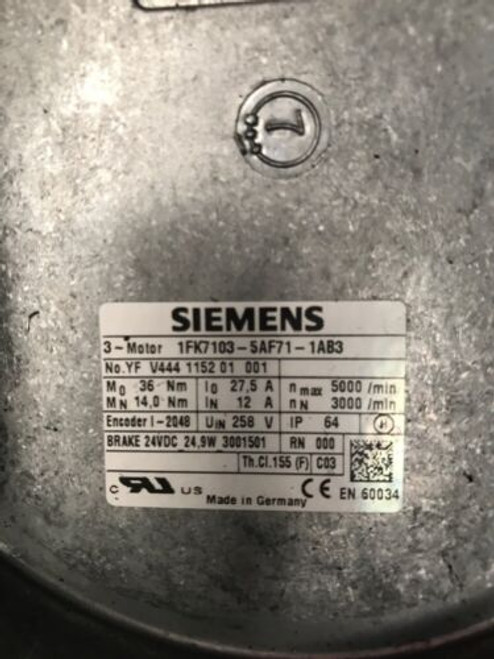 1Pc  Used    Working   1Fk7103-5Af71-1Ab3