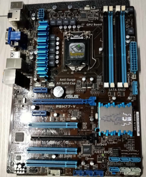 For Asus P8H77-V System Board Lga1155 Ddr3 32G Dp Hdmi Vga Dvi Atx Motherboard