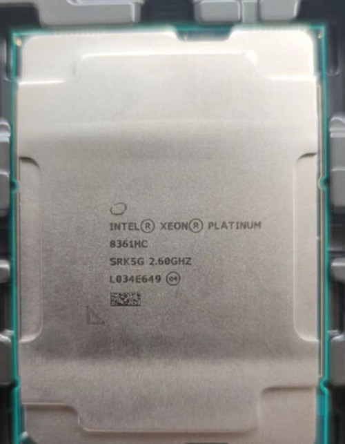 Intel Xeon Platinum 8361Hc Cpu Processor Srk5G 24-Core 52-T 2.60Ghz Lga-4189