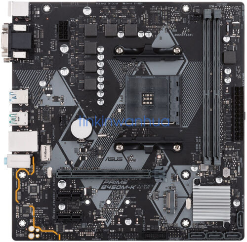 Asus Prime B450M-K Motherboard Supports 3600 3400G 3300X Am4 32Gb Amd Ddr4