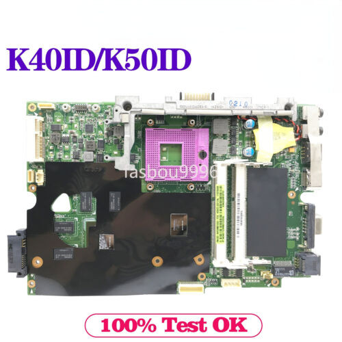 For Asus K40Id K50Id K40Ab K50Ab K40Ij K50Ij K40In K50In K40Ie Motherboard +Cpu