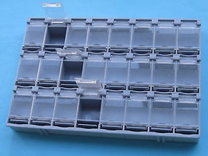 10 pcs SMT Electronic Component Mini storage box 24 lattice T-156