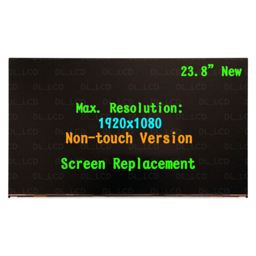 For Dell Optiplex 7470 Aio 23.8" Led Lcd Screen Fhd Display Panel 1920X1080 New