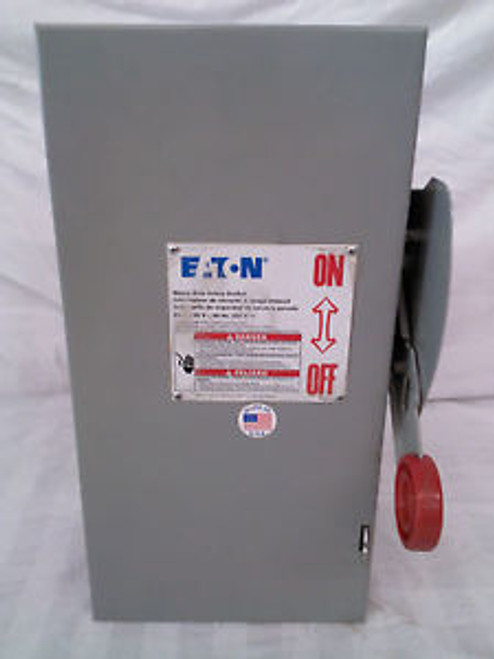 NEW IN BOX Eaton-Cutler Hammer Heavy Duty Safety Switch 60 Amp 240V DH322FGK